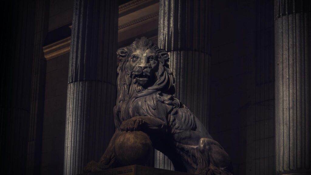 Loewenstatue